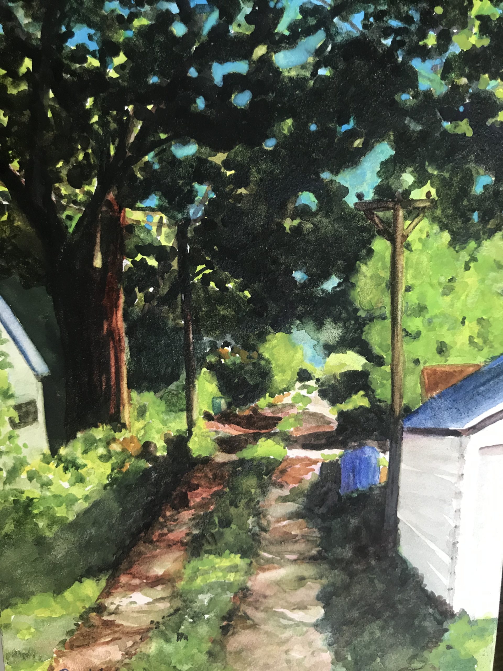 Alley in Fall