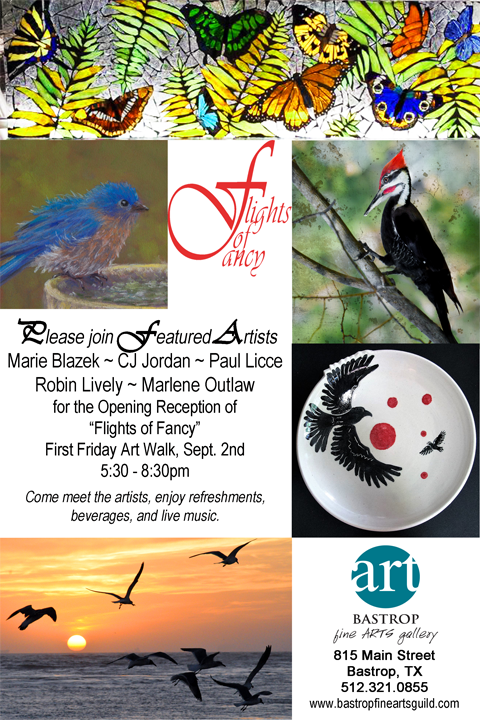 Come see me at the Bastrop Fine Arts Guild